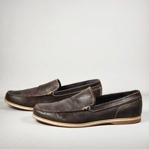 Calvin Klein Hamond S1564 Men's Slip on Leather Loafers size 11